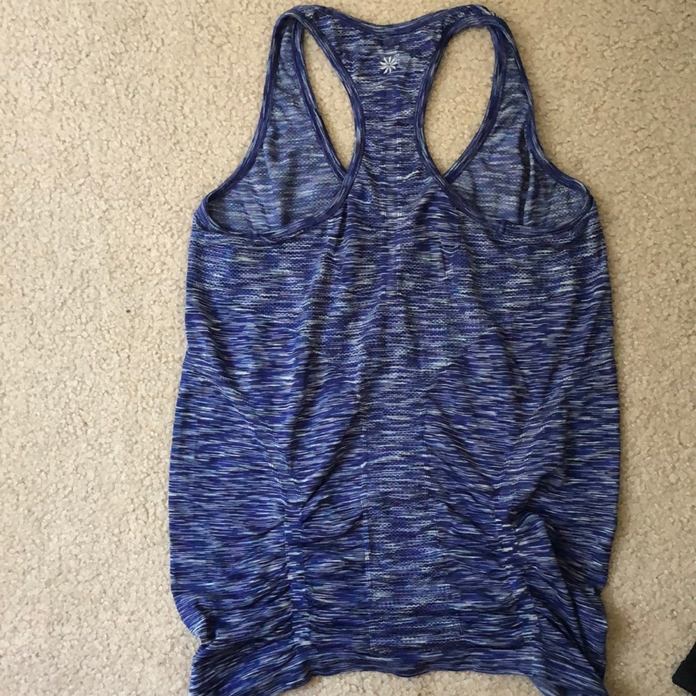 Athleta Blue Work Put Tank Top